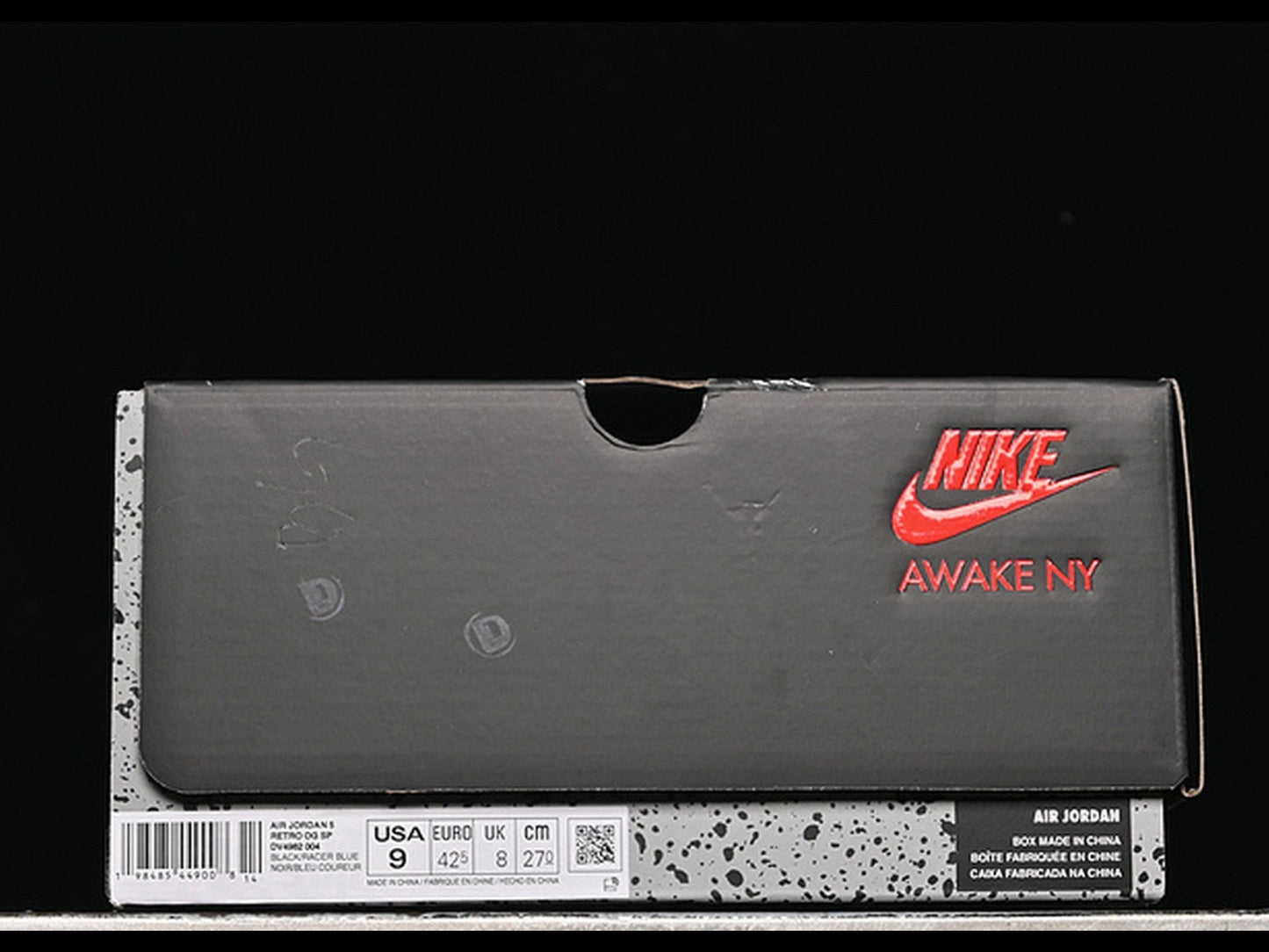 Awake NY x Air Jordan 5 Black Metallic