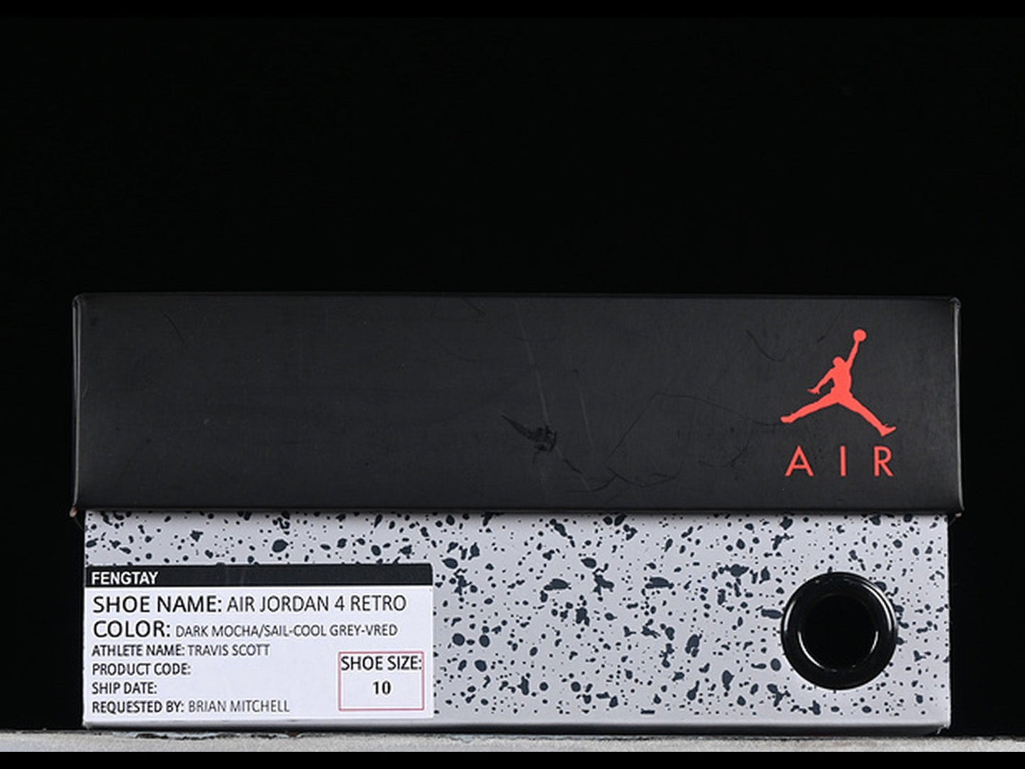 Travis Scott x Air Jordan 4 Retro 'Olive Sample'