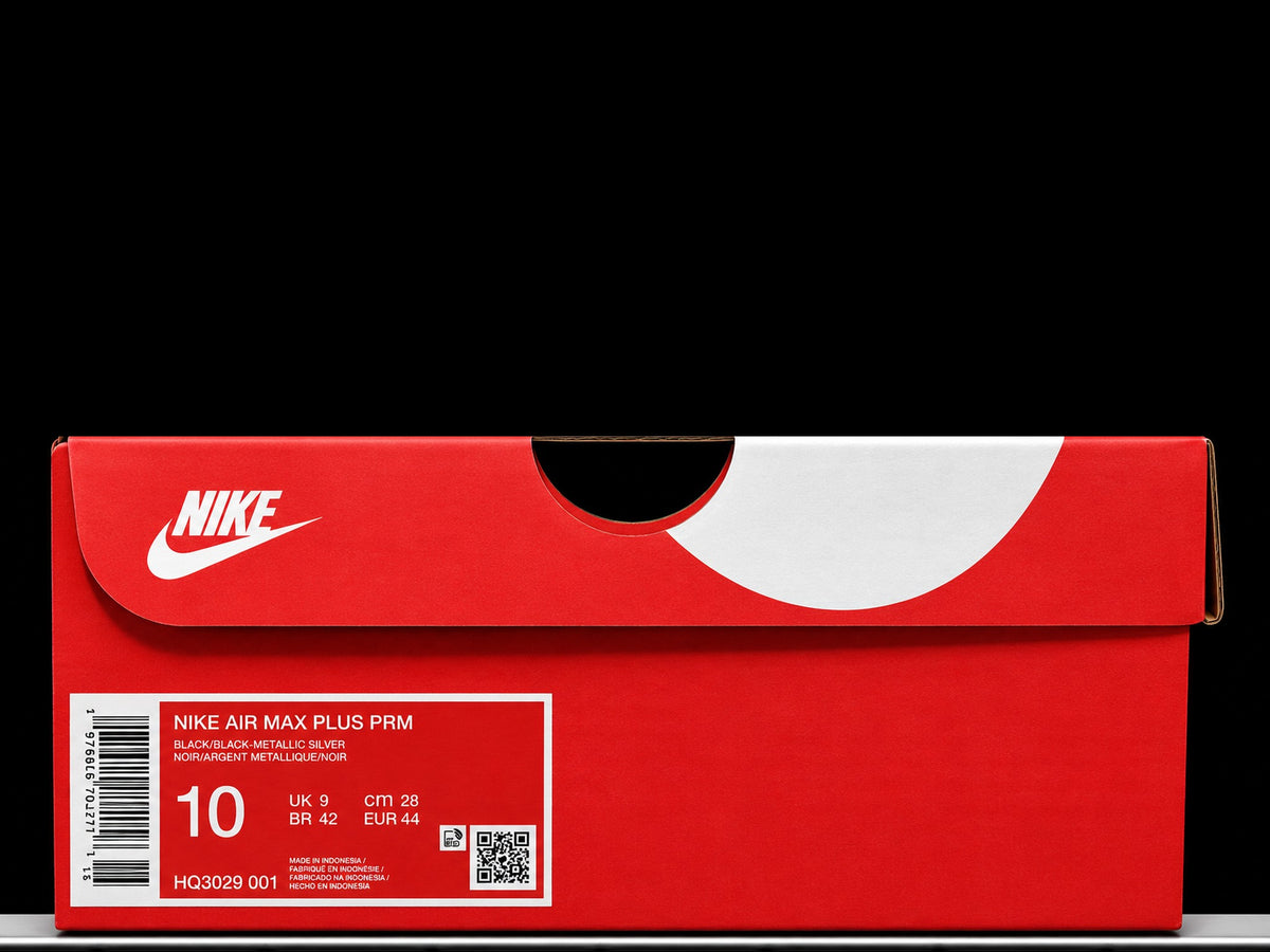 Nike Air Max Plus Premium Black Reflective Silver