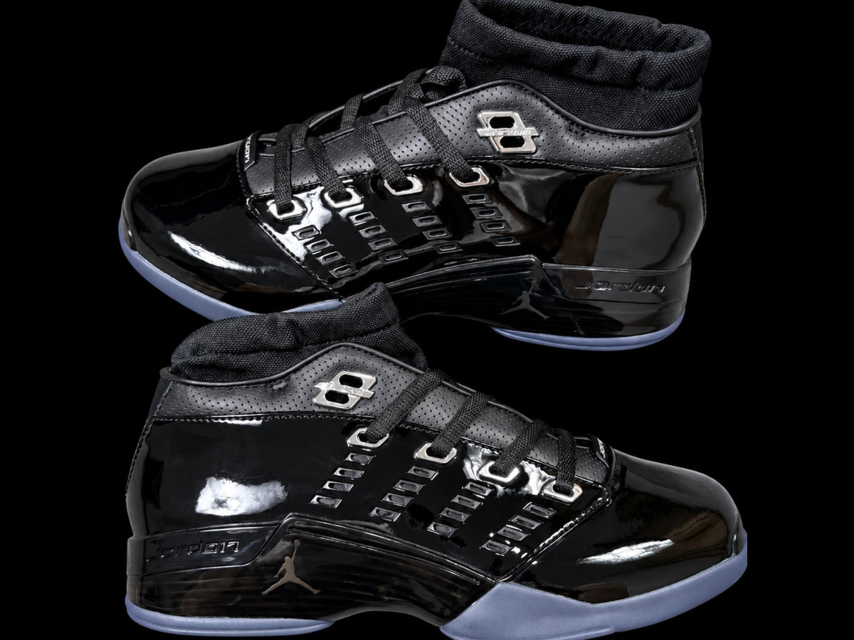 Air Jordan 17 Low Black Patent