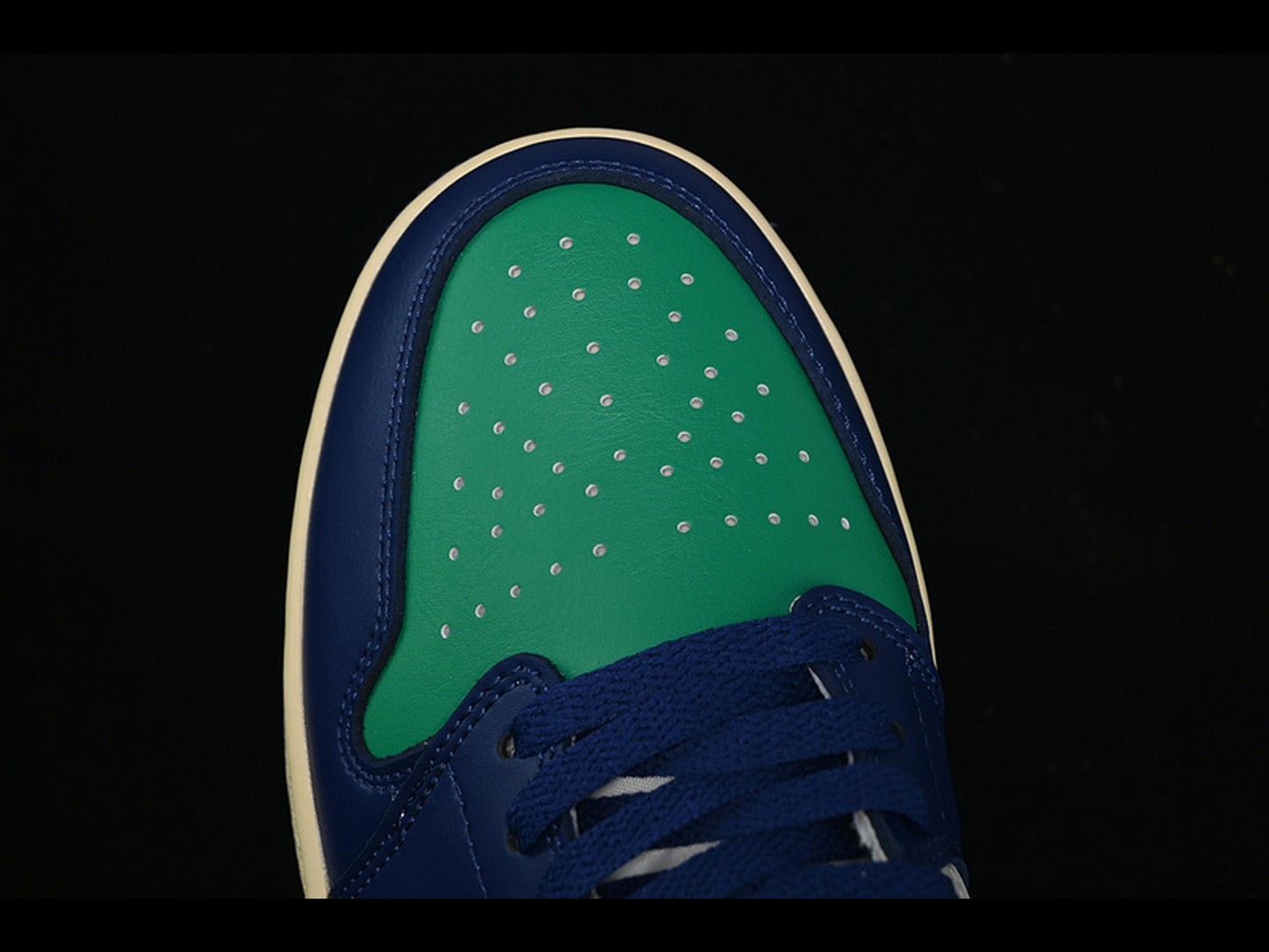 Air Jordan 1 Low White/Grey/Blue/Green