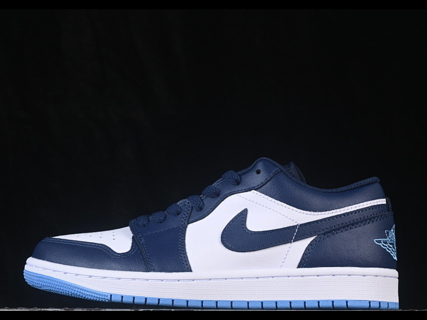 Jordan 1 Low Midnight Navy/White/University Blue