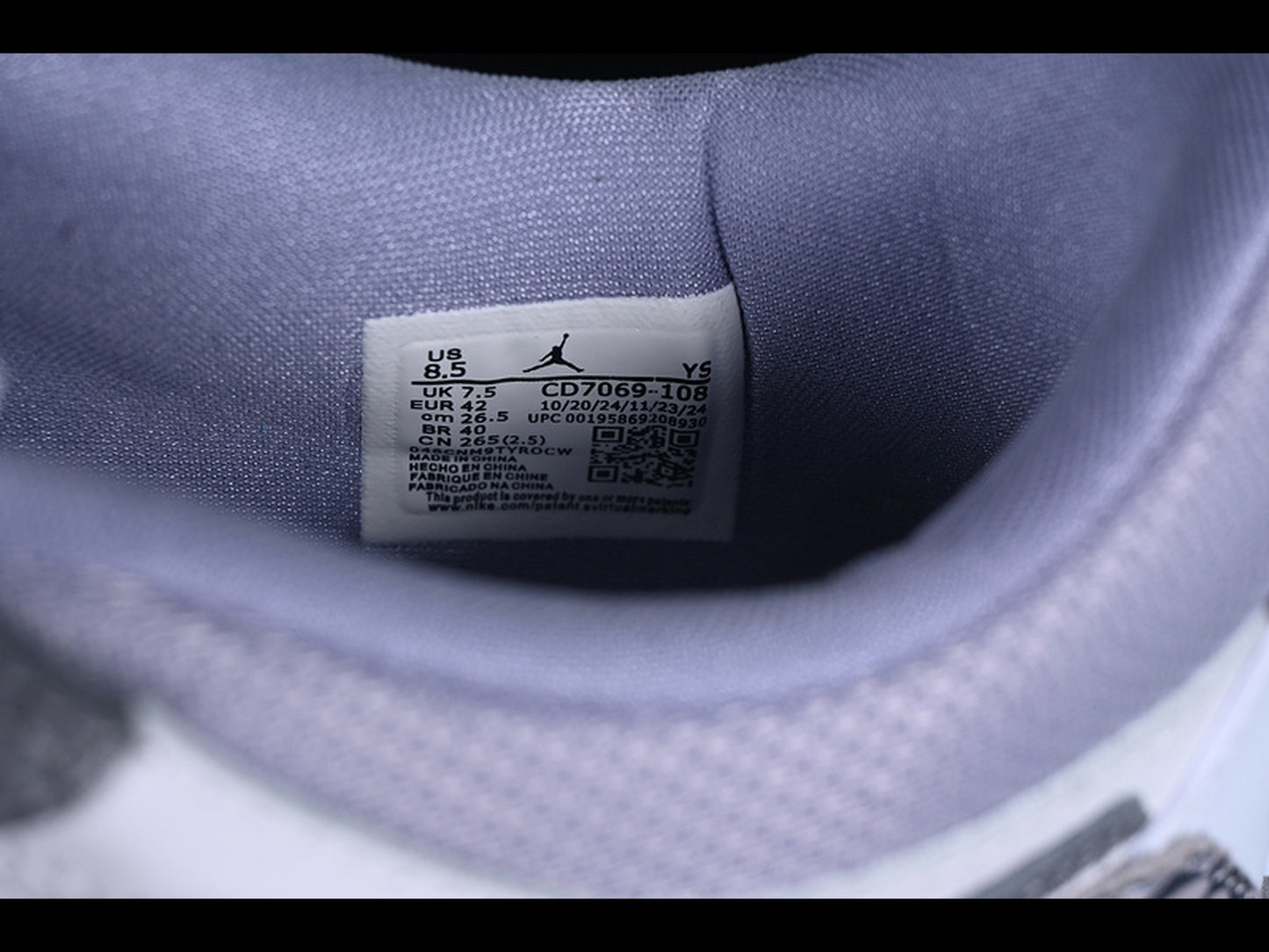 Air Jordan Legacy 312 Low White/Grey/Blue/Purple