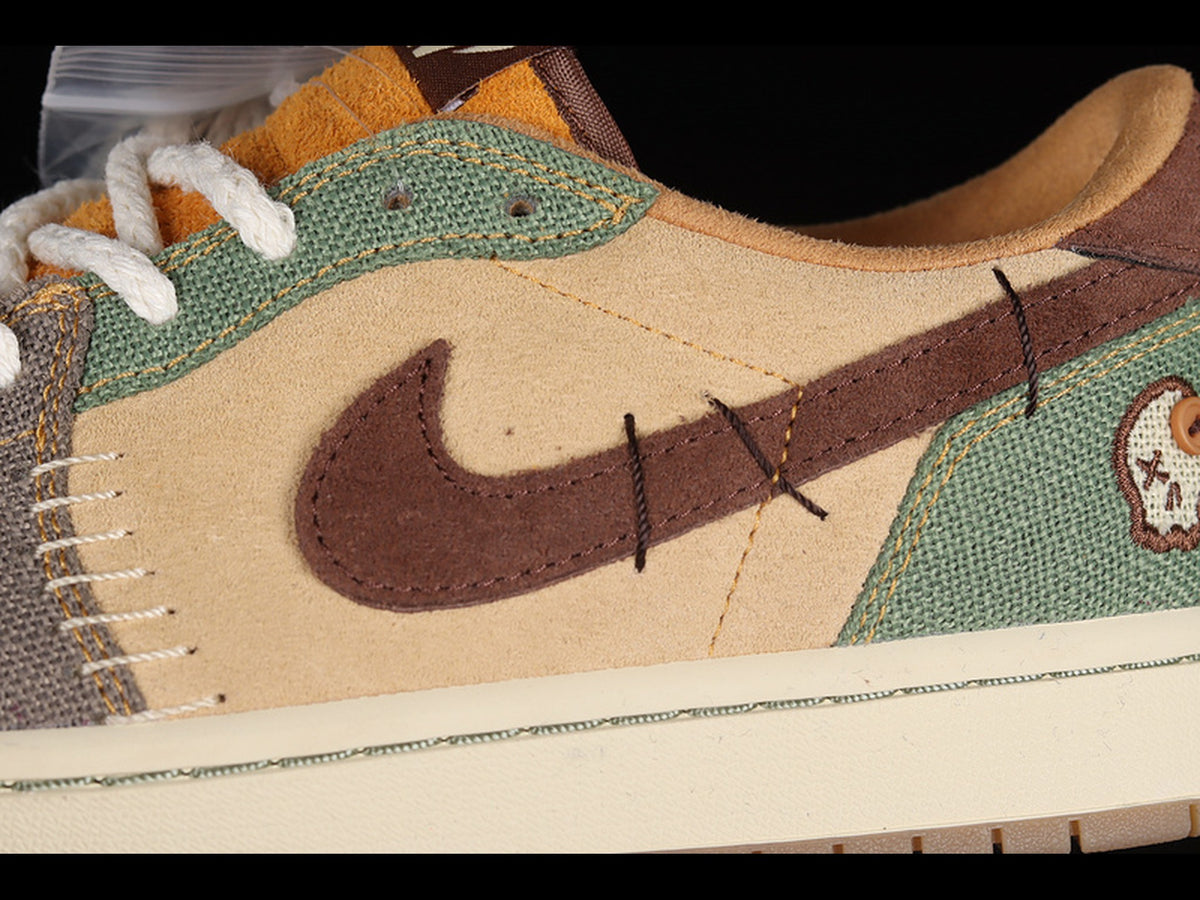 Zion Williamson Air Jordan 1 Retro Low Voodoo Flax
