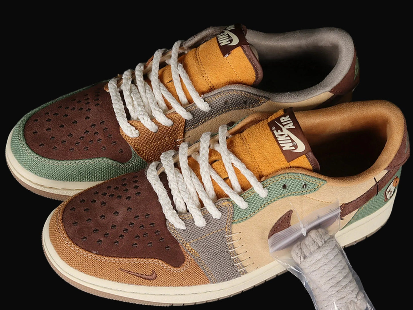 Zion Williamson Air Jordan 1 Retro Low Voodoo Flax