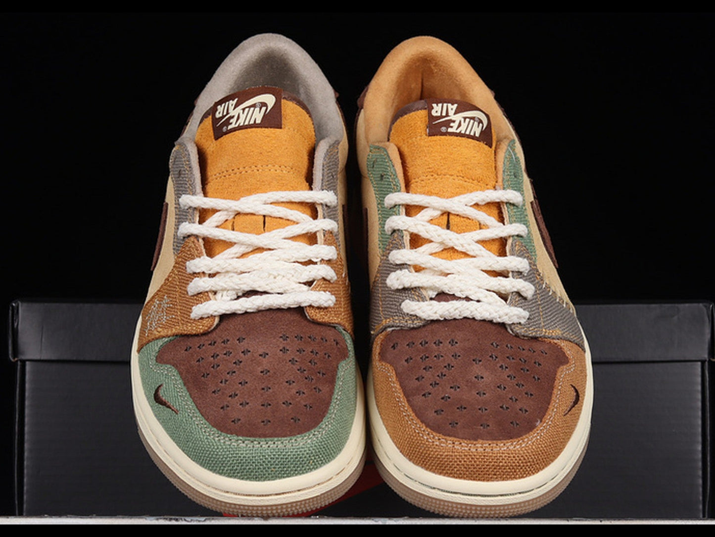 Zion Williamson Air Jordan 1 Retro Low Voodoo Flax