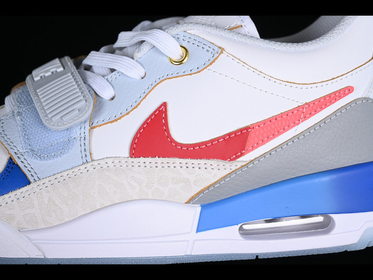 Air Jordan Legacy 312 White/Blue/Grey/Red/Gold