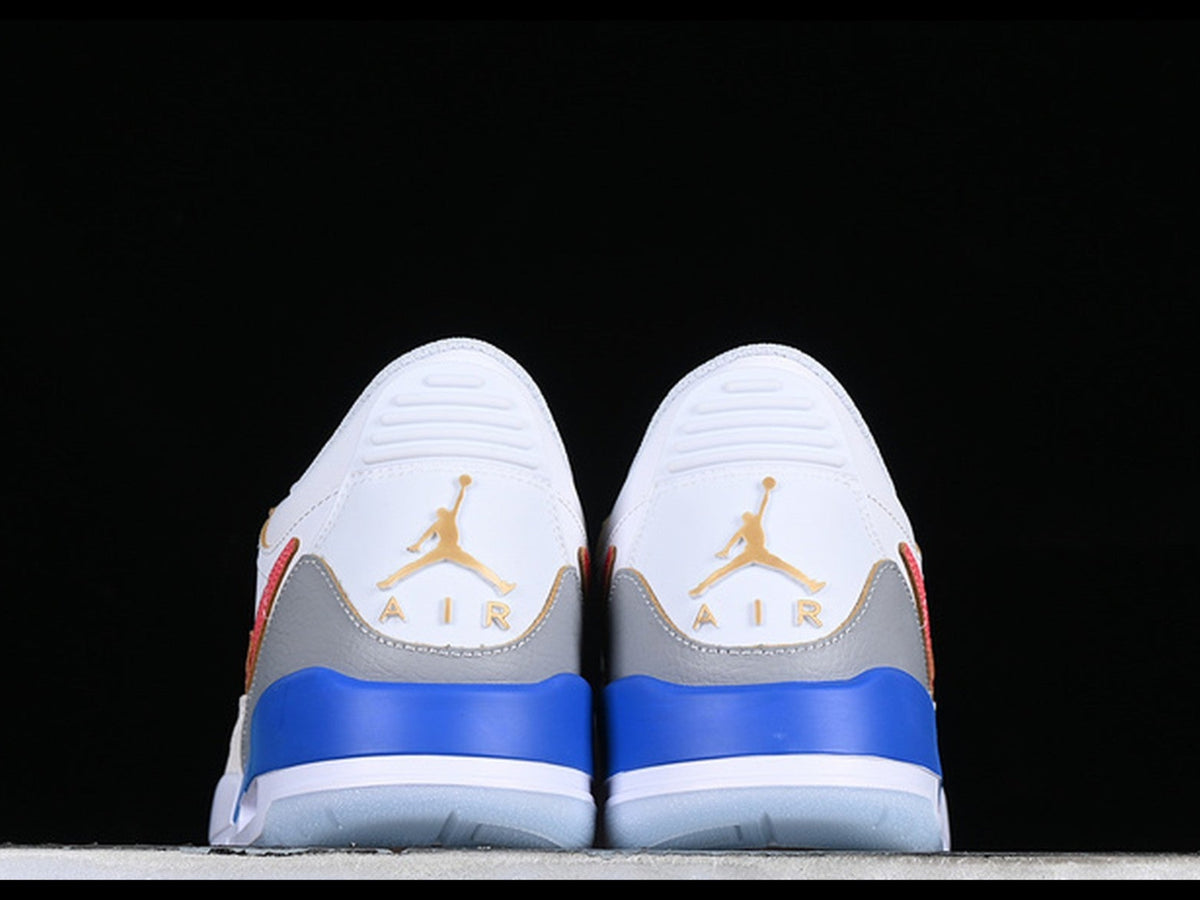 Air Jordan Legacy 312 White/Blue/Grey/Red/Gold
