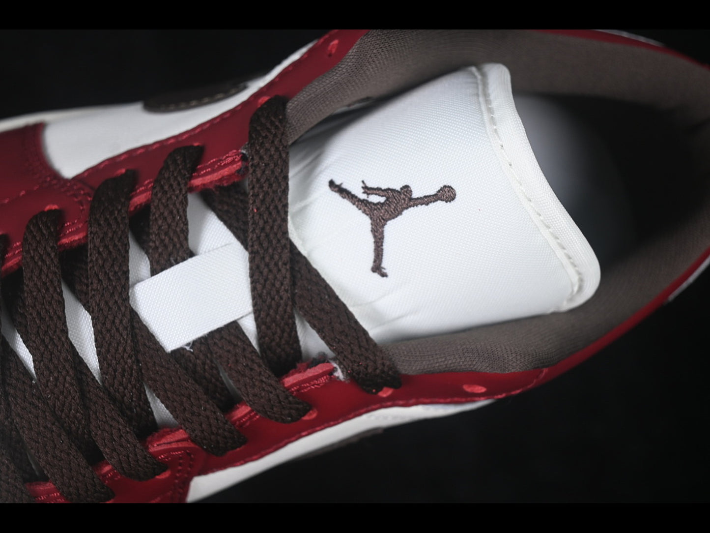 Air Jordan 1 Low AJ1 Basketball Shoes Wine Red