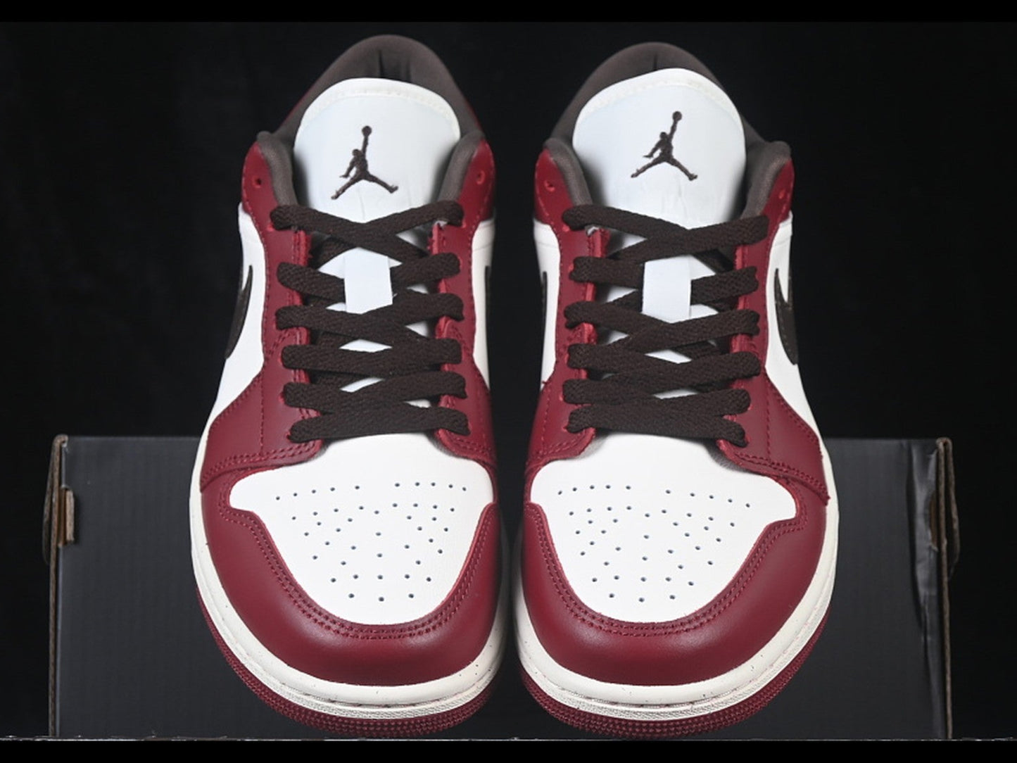 Air Jordan 1 Low AJ1 Basketball Shoes Wine Red