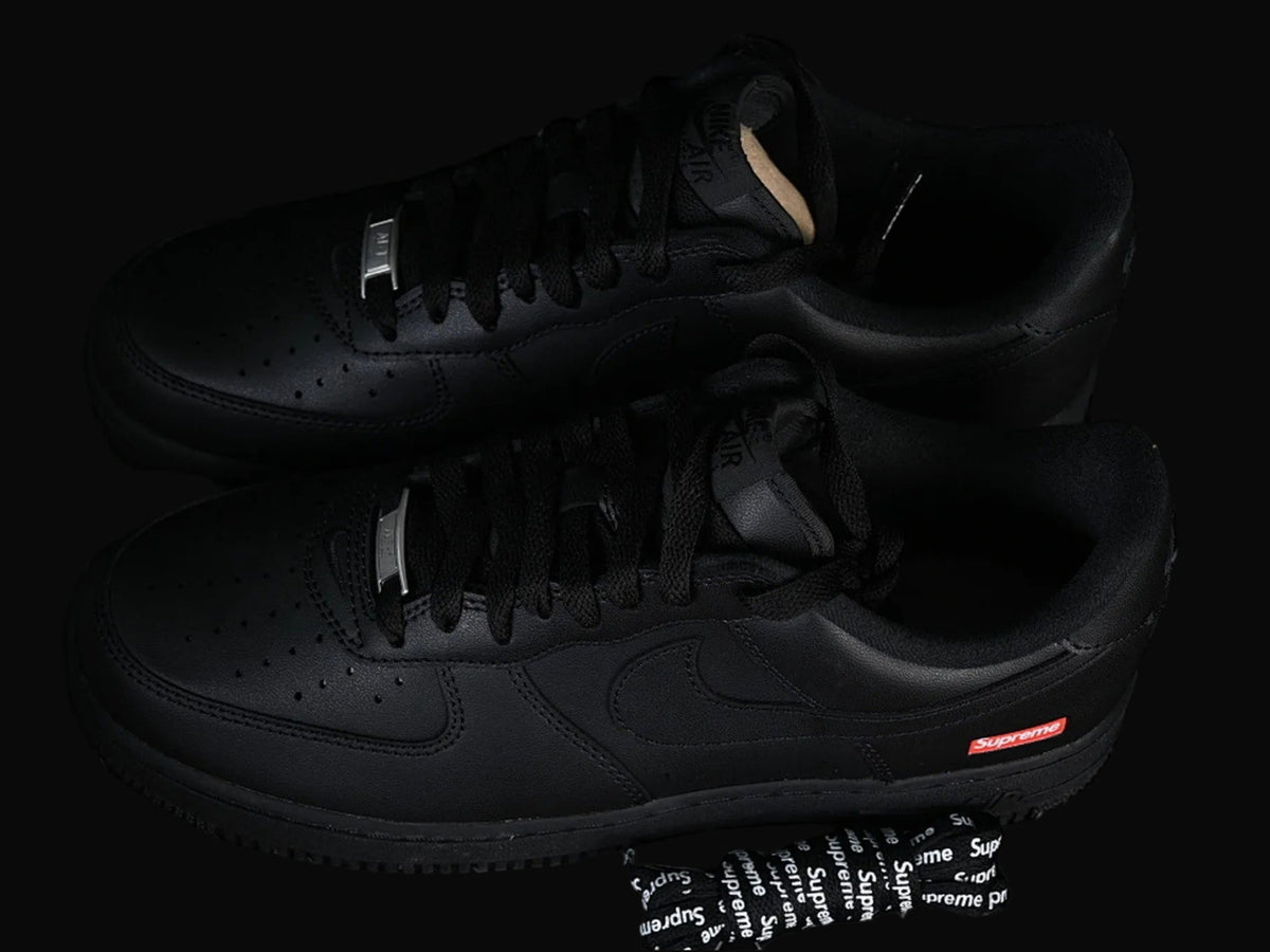 Supreme x Nike Air Force 1 Low 'Black'