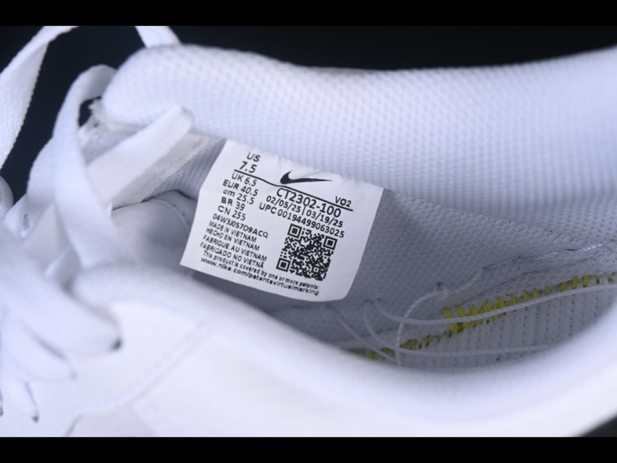 Air Force 1 Low '07 'White Black Pebbled Leather'