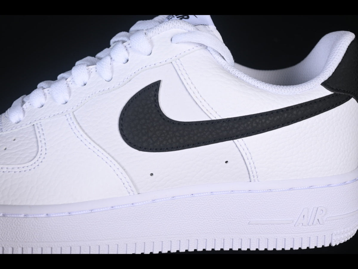 Air Force 1 Low '07 'White Black Pebbled Leather'