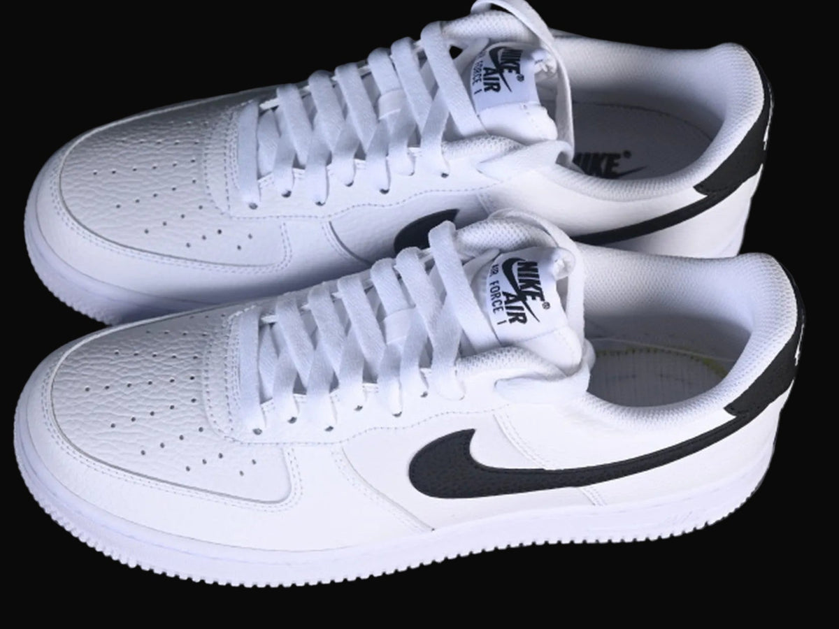 Air Force 1 Low '07 'White Black Pebbled Leather'