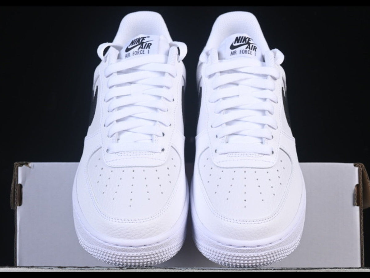 Air Force 1 Low '07 'White Black Pebbled Leather'