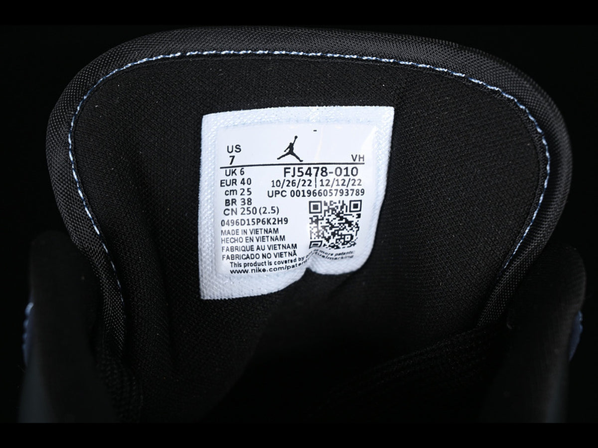 AIR JORDAN 1 LOW BLACK BLUE