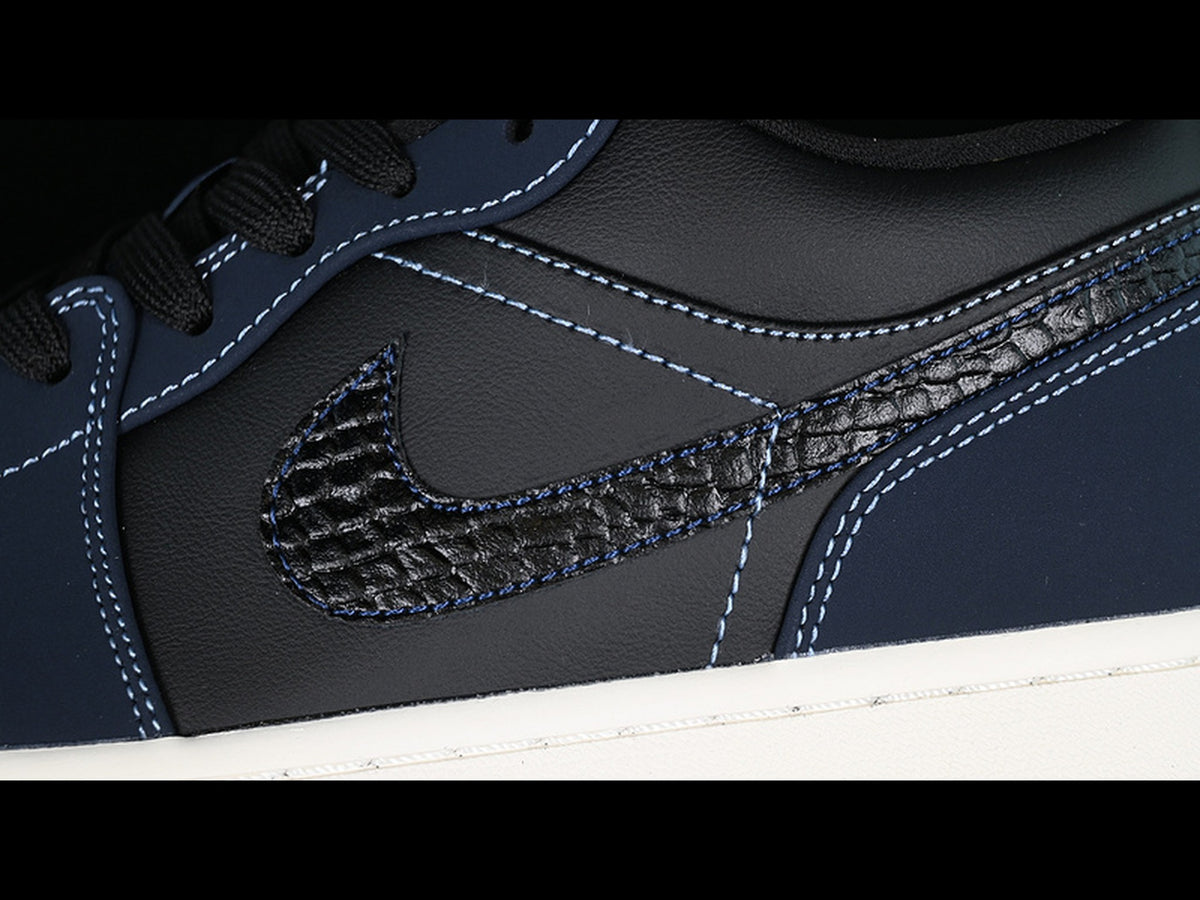 AIR JORDAN 1 LOW BLACK BLUE