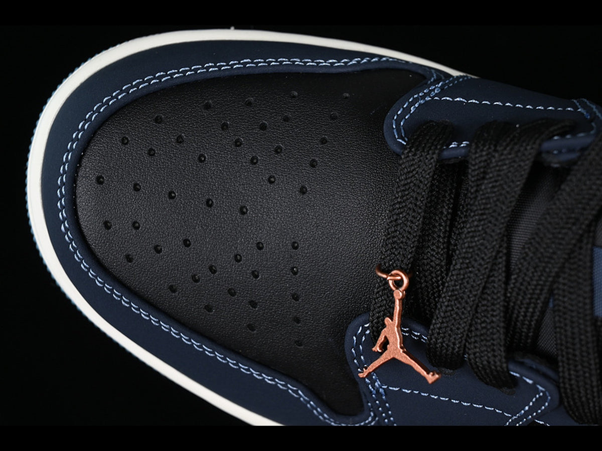 AIR JORDAN 1 LOW BLACK BLUE