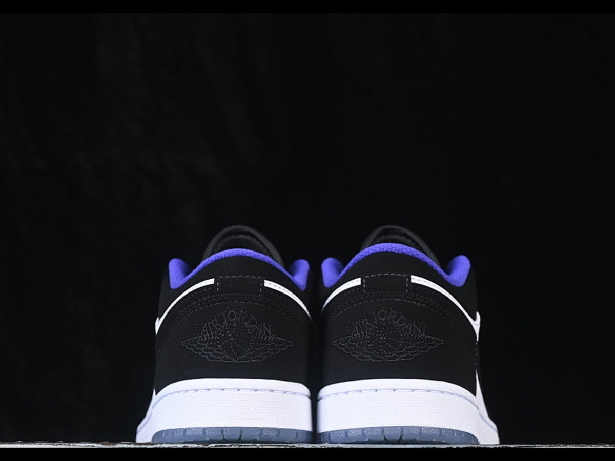 AIR JORDAN 1 LOW BLACK WHITE BLUE