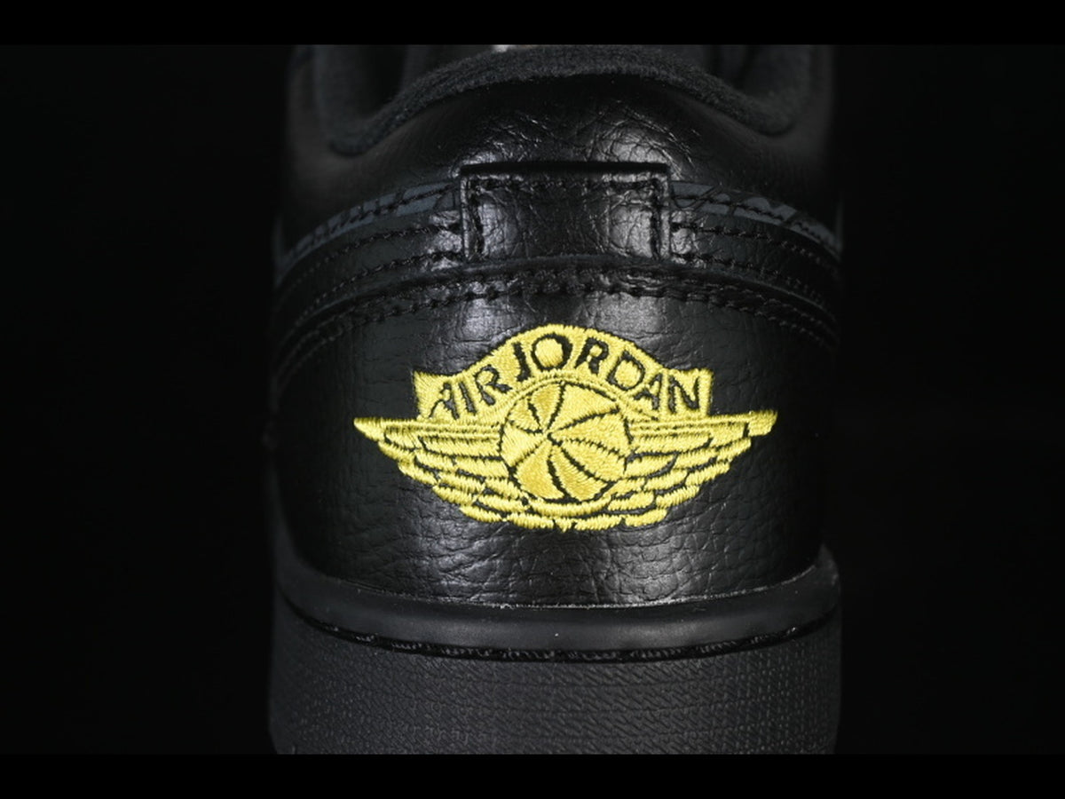 AIR JORDAN 1 LOW BLACK YELLOW BRED