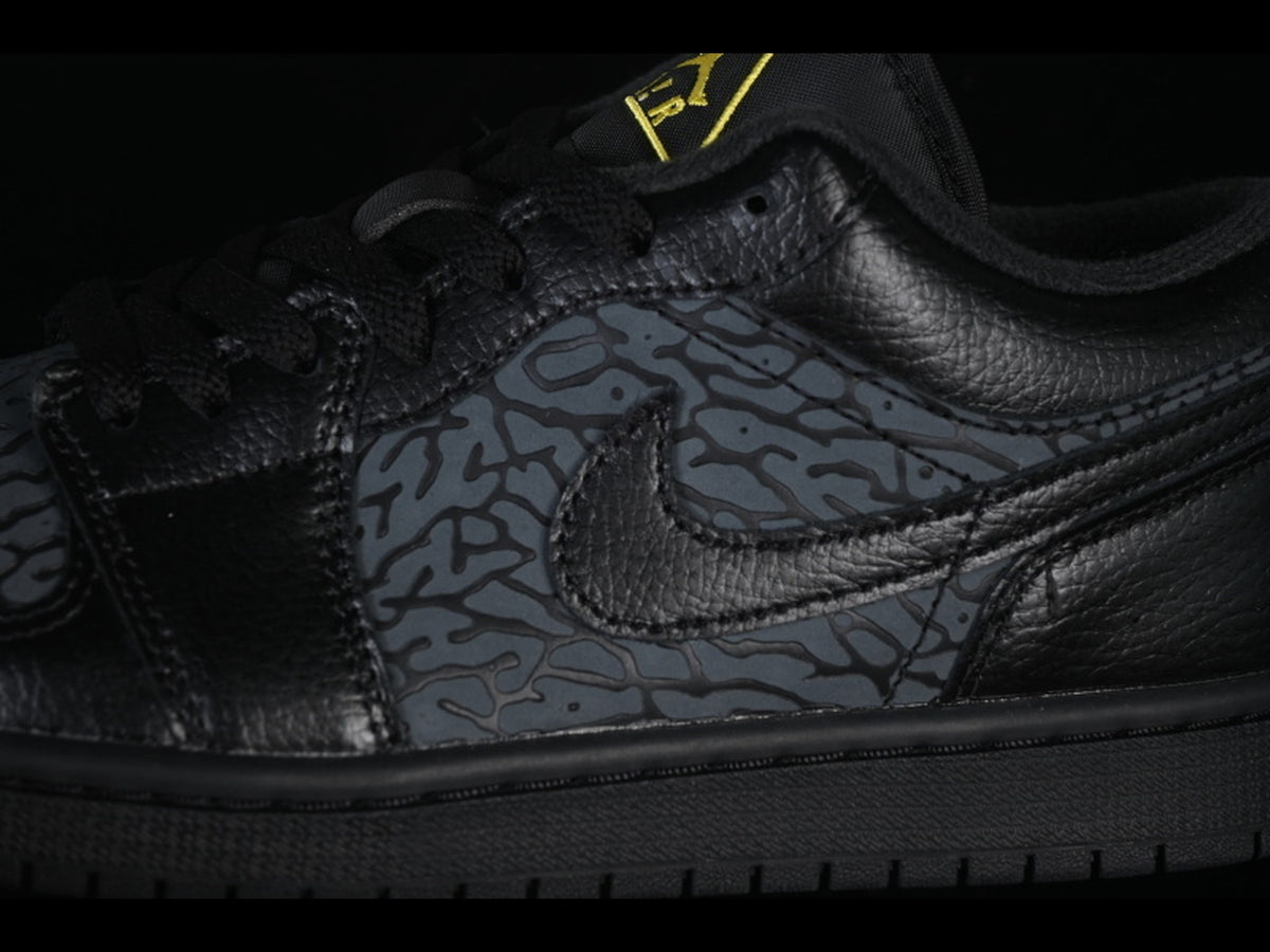 AIR JORDAN 1 LOW BLACK YELLOW BRED