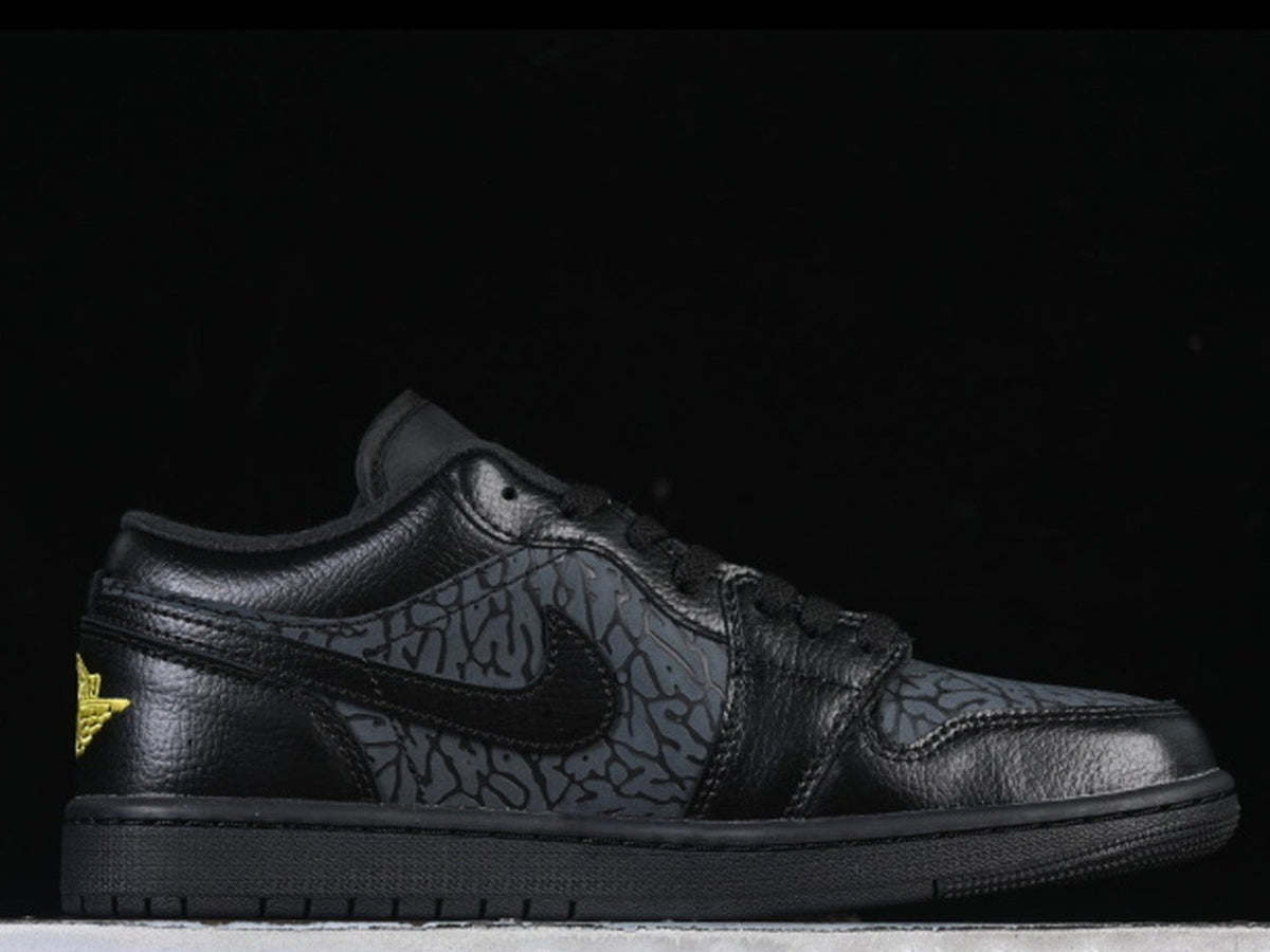AIR JORDAN 1 LOW BLACK YELLOW BRED