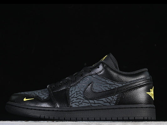 AIR JORDAN 1 LOW BLACK YELLOW BRED