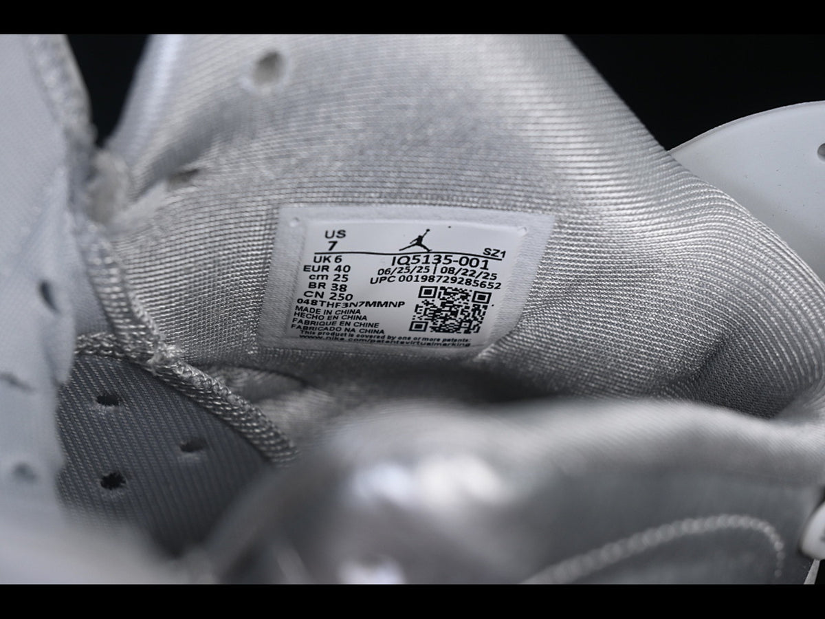 Air Jordan 6 x Paris Saint Germain Metallic Silver