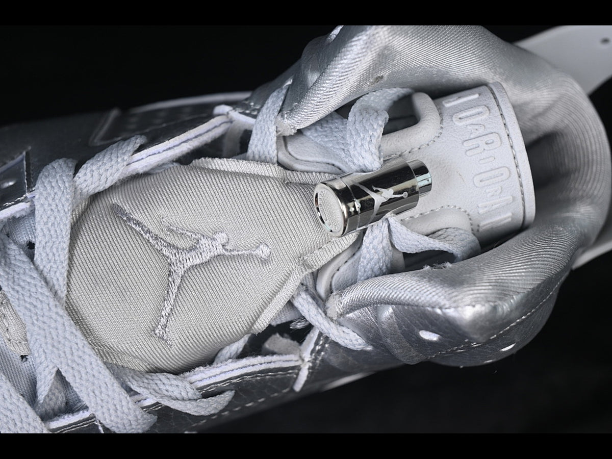 Air Jordan 6 x Paris Saint Germain Metallic Silver