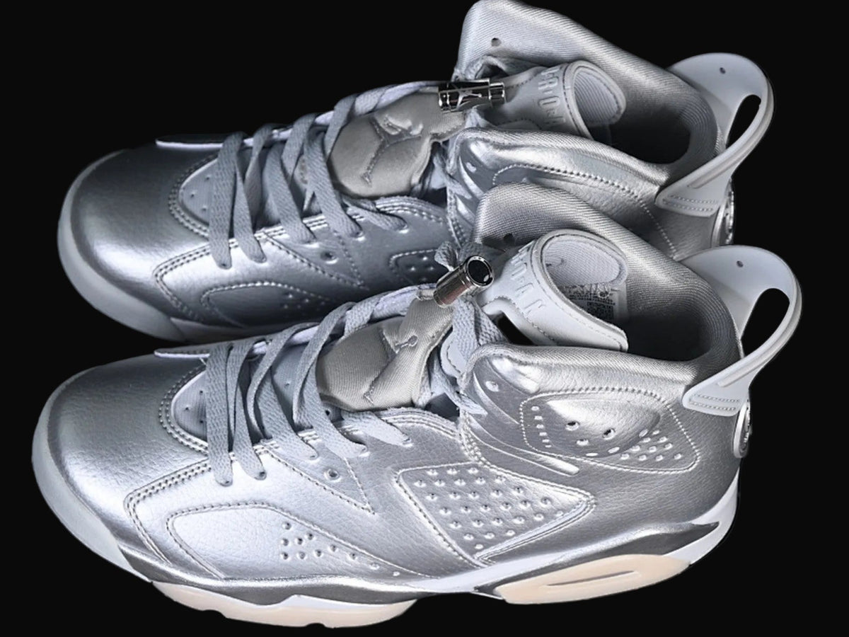 Air Jordan 6 x Paris Saint Germain Metallic Silver