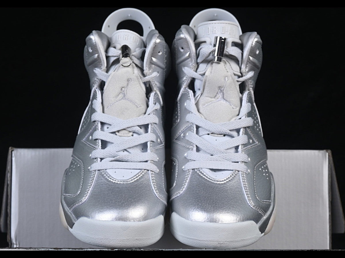 Air Jordan 6 x Paris Saint Germain Metallic Silver