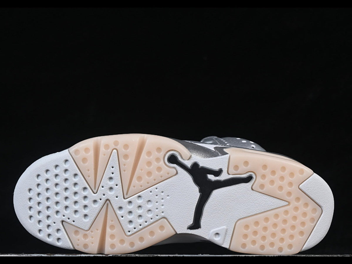 Air Jordan 6 x Paris Saint Germain Metallic Silver