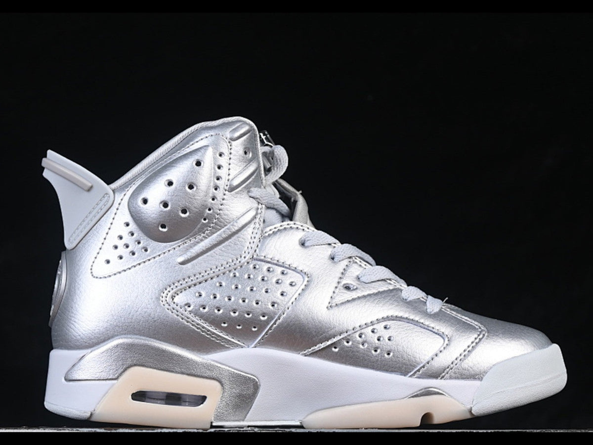 Air Jordan 6 x Paris Saint Germain Metallic Silver