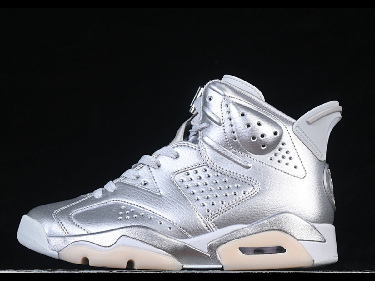 Air Jordan 6 x Paris Saint Germain Metallic Silver