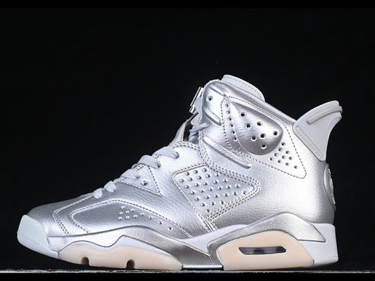 Air Jordan 6 x Paris Saint Germain Metallic Silver