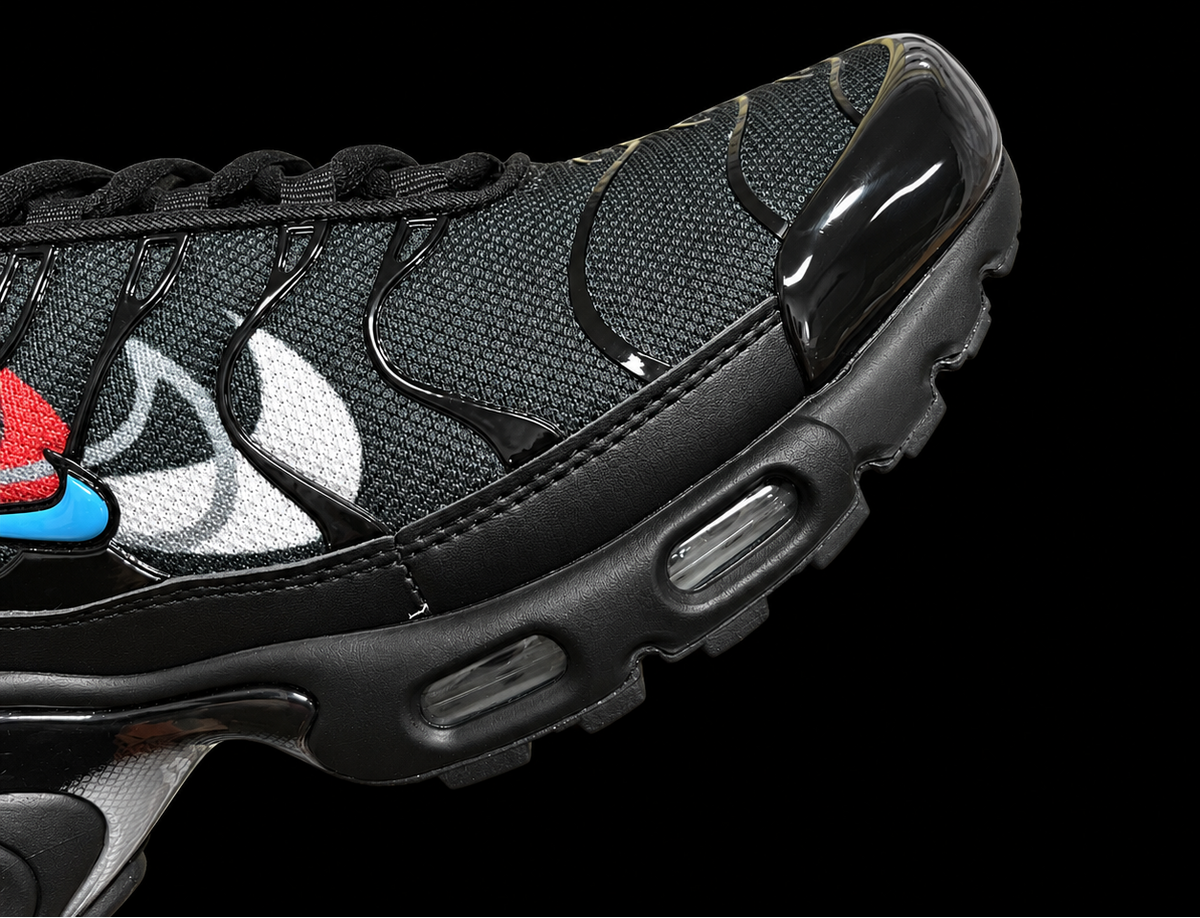 Nike Air Max Plus Multi Swoosh Black Red