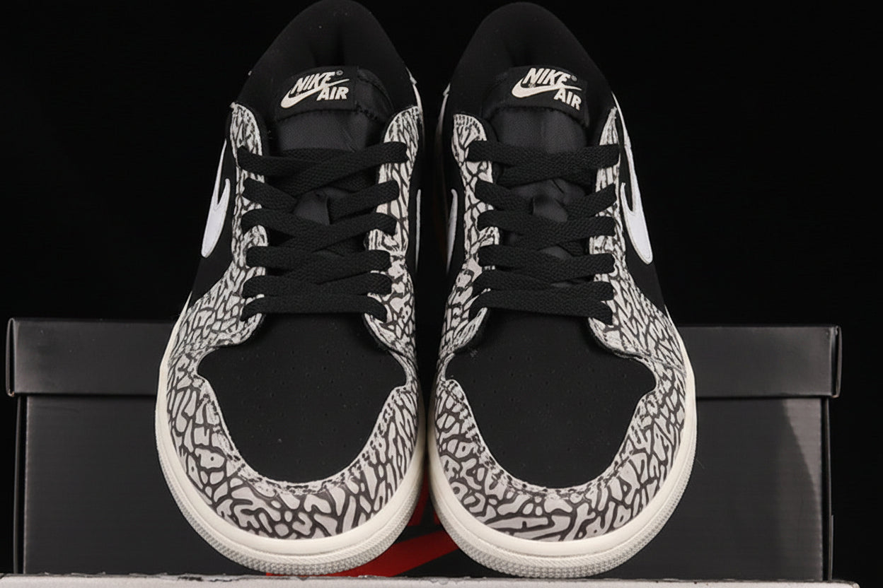 Air Jordan 1 Retro Low Black Cement
