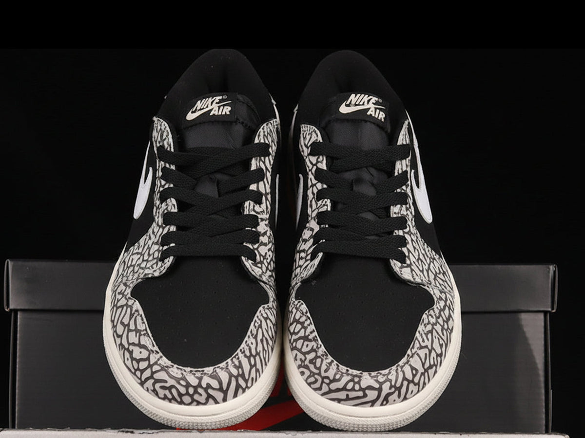 Air Jordan 1 Retro Low Black Cement