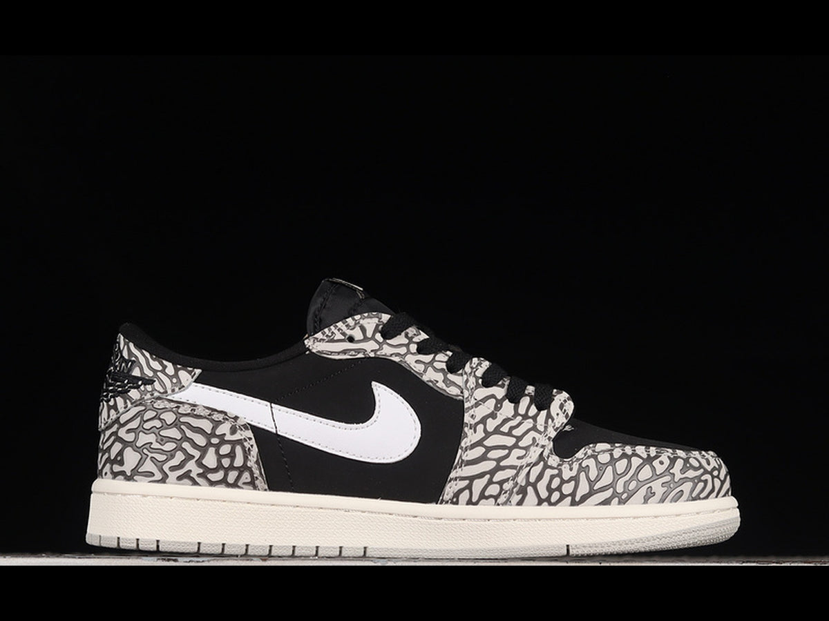 Air Jordan 1 Retro Low Black Cement