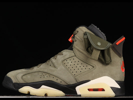 Travis Scott x Air Jordan 6 Medium Olive