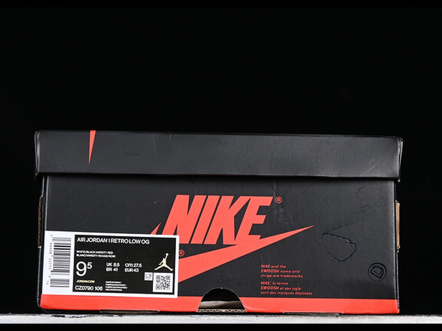 Air Jordan 1 Retro Low OG Black Toe