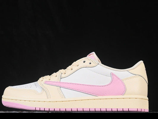 Travis Scott AJ1 Retro Low OG 'Muslin Shy Pink'