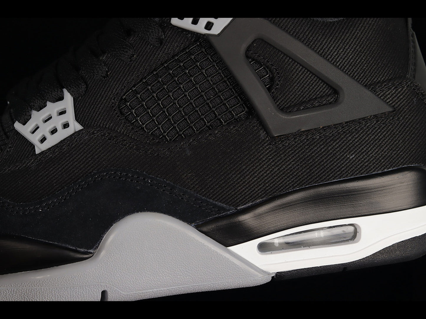 Jordan 4 Retro SE Black Canvas