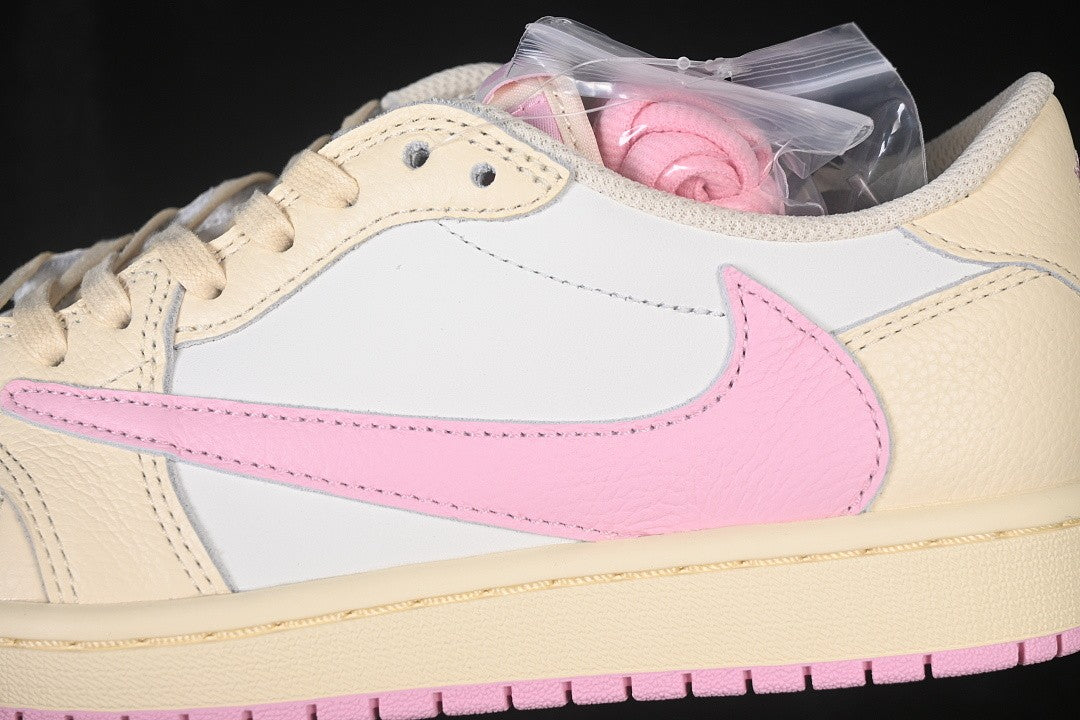 Travis Scott AJ1 Retro Low OG 'Muslin Shy Pink'