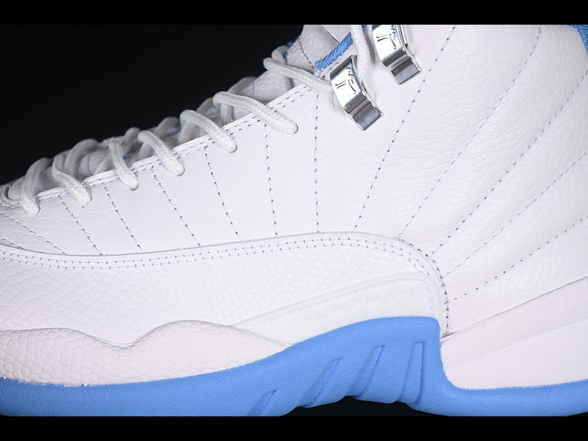 Air Jordan 12 Retro White University Blue