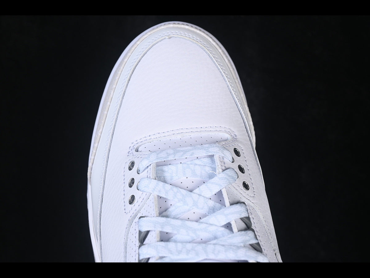 Jordan 3 Retro White/White/Metallic Silver