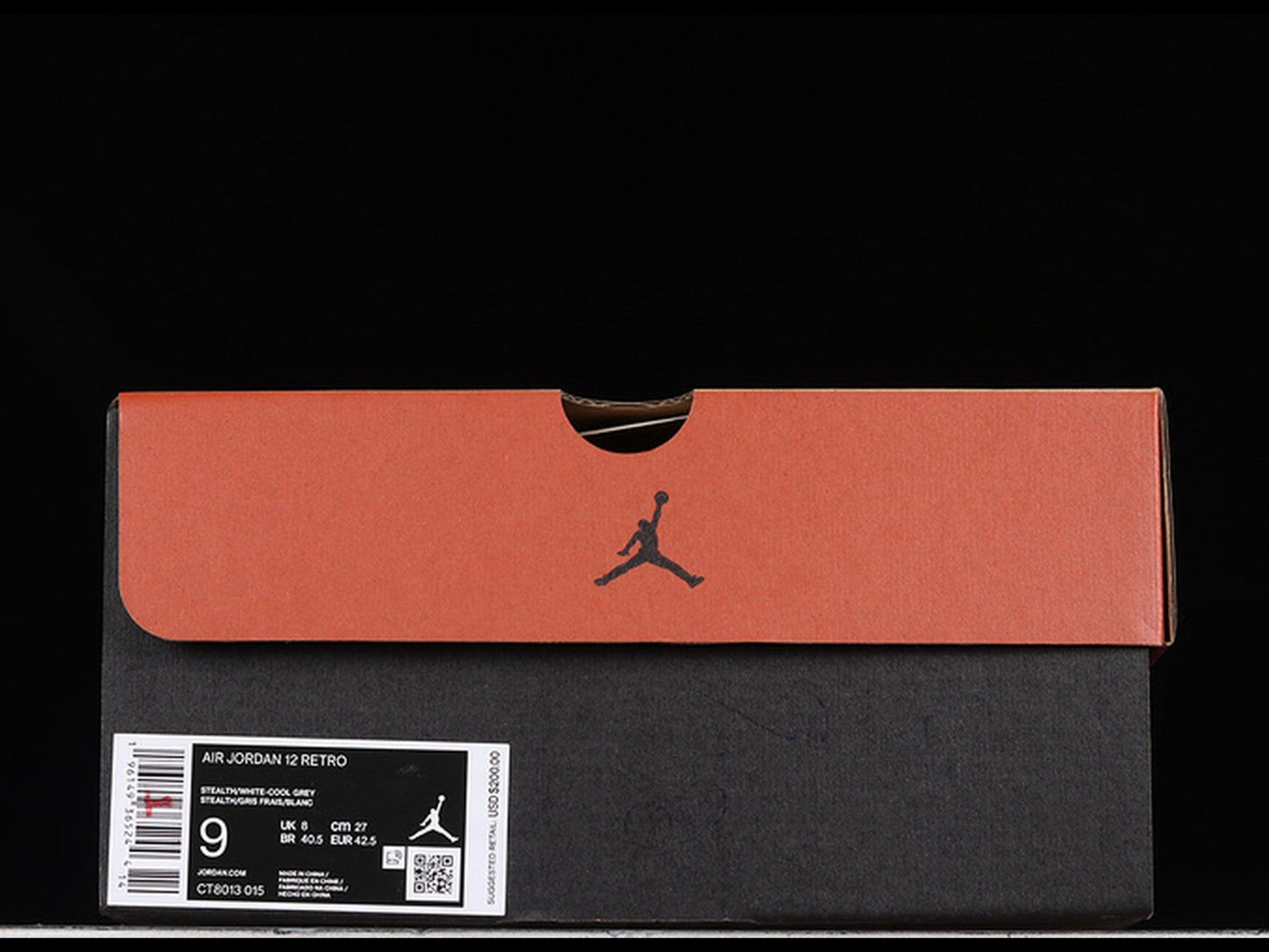 Air Jordan 12 Retro Stealth/White/Cool Grey