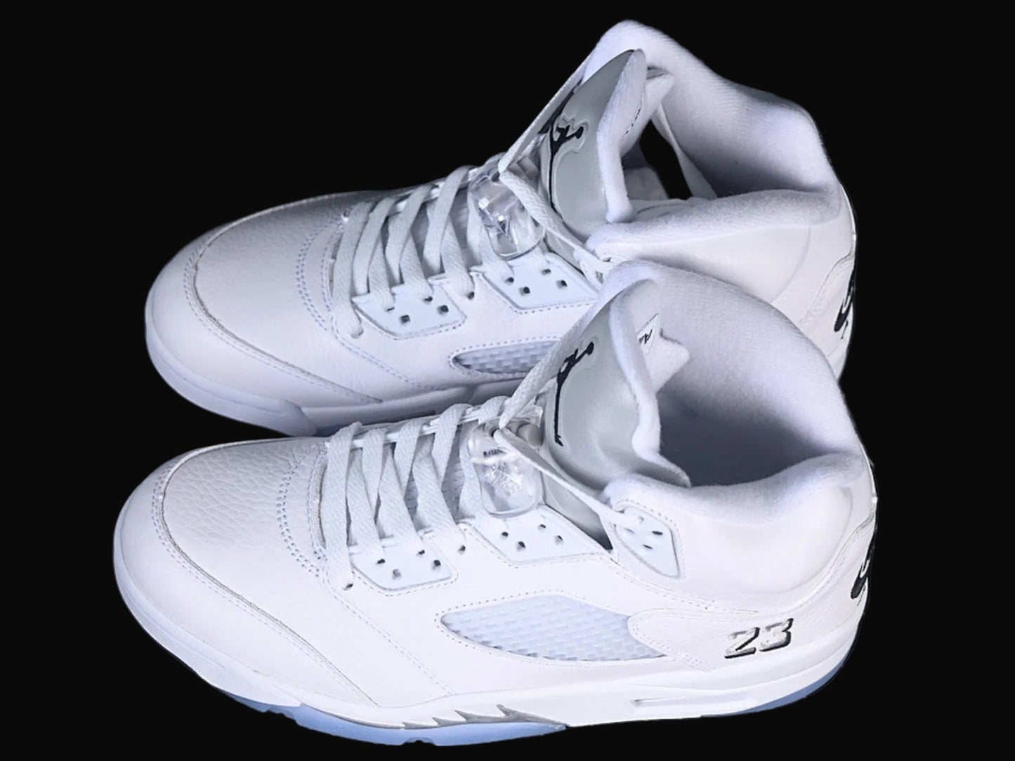 Jordan 5 Retro White/Metallic Silver/Black
