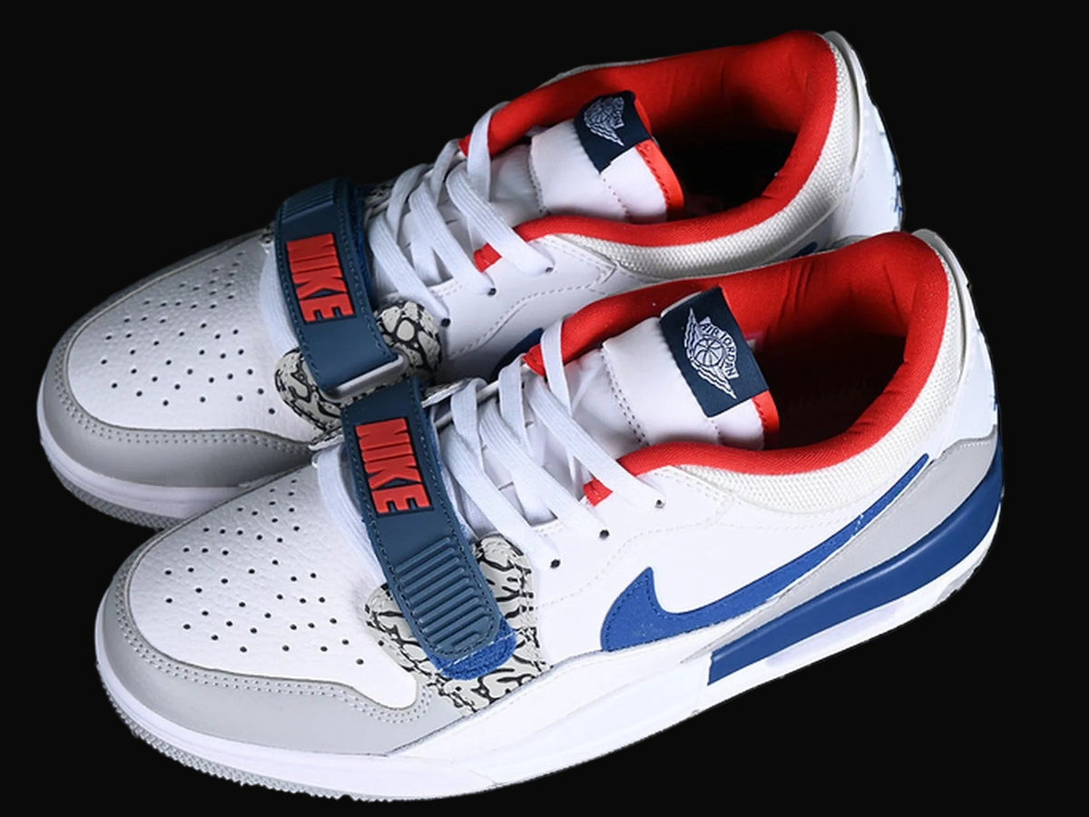 Jordan Legacy 312 Low White/University Red