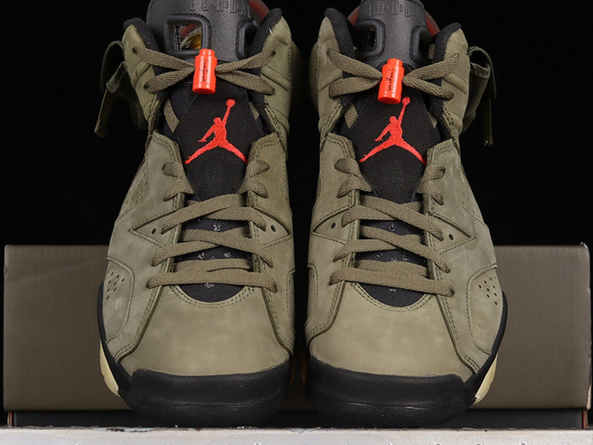 Travis Scott x Air Jordan 6 Medium Olive
